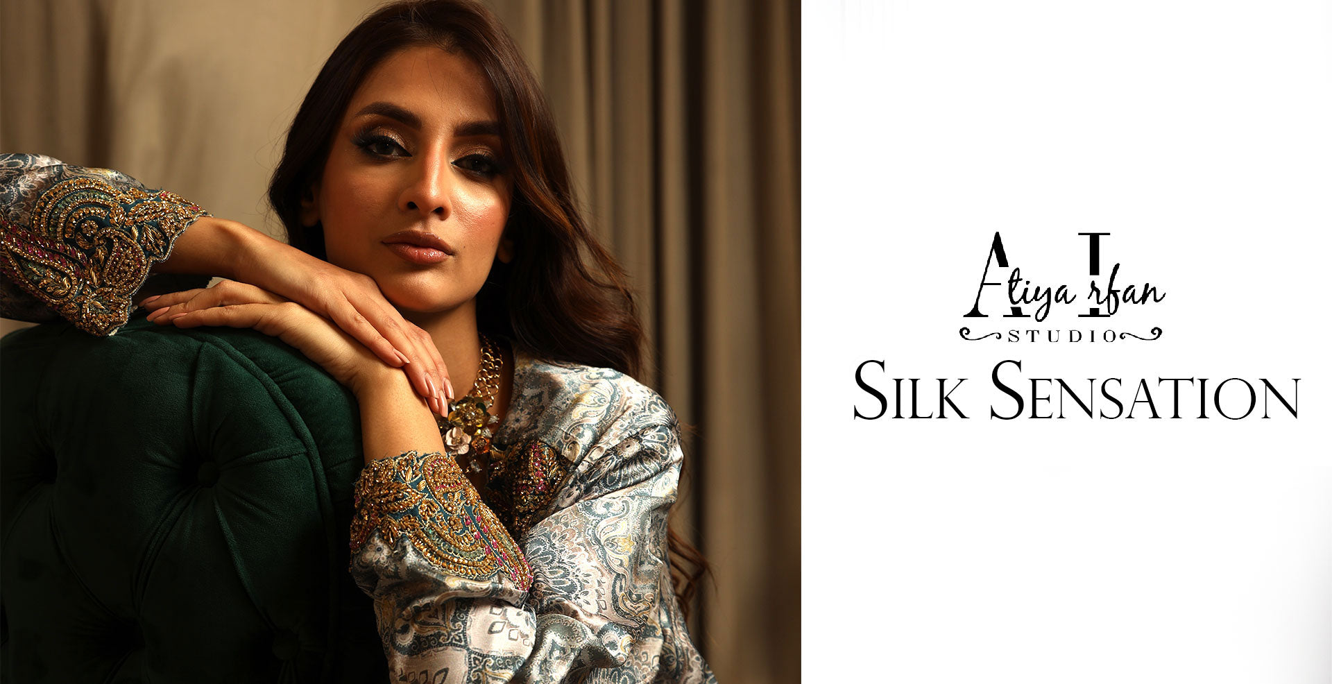 Silk Sensation Luxury Pret By Atiya Irfan www.atiyairfan.com